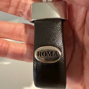 Smart Black and Silver Key Holder from Rome, Italy